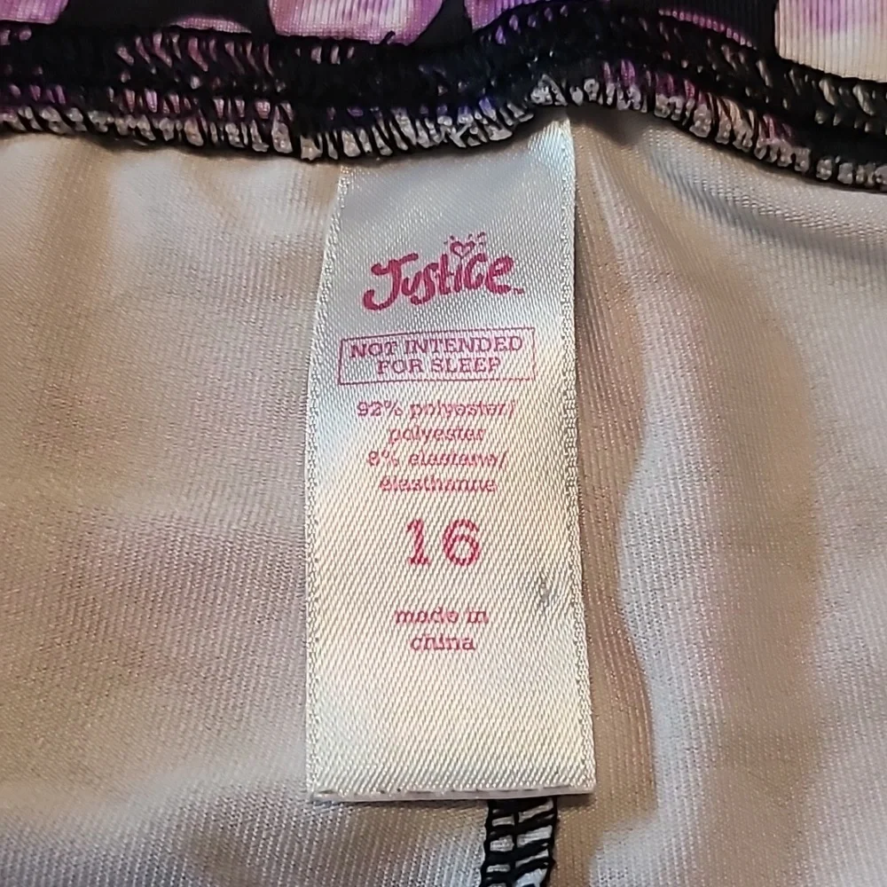 Justice Multicolored Capri Pants - Girl's 16